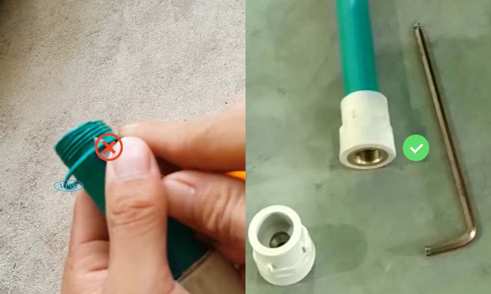 có nên tạo ren cho ống nhiệt 40 ppr không