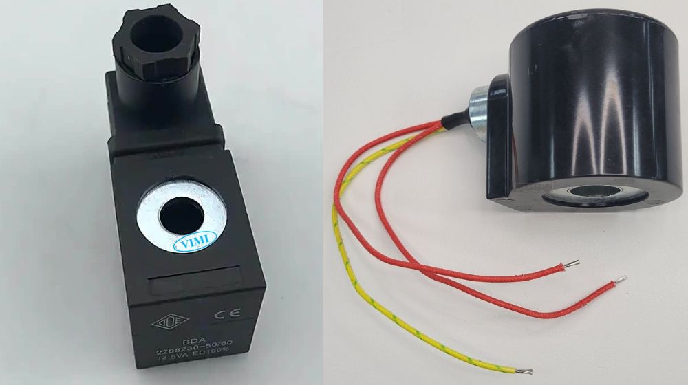 Van điện từ phi 34 - DN25 - 1 inch coil van điện từ phi 34 làm bằng vật liệu gì