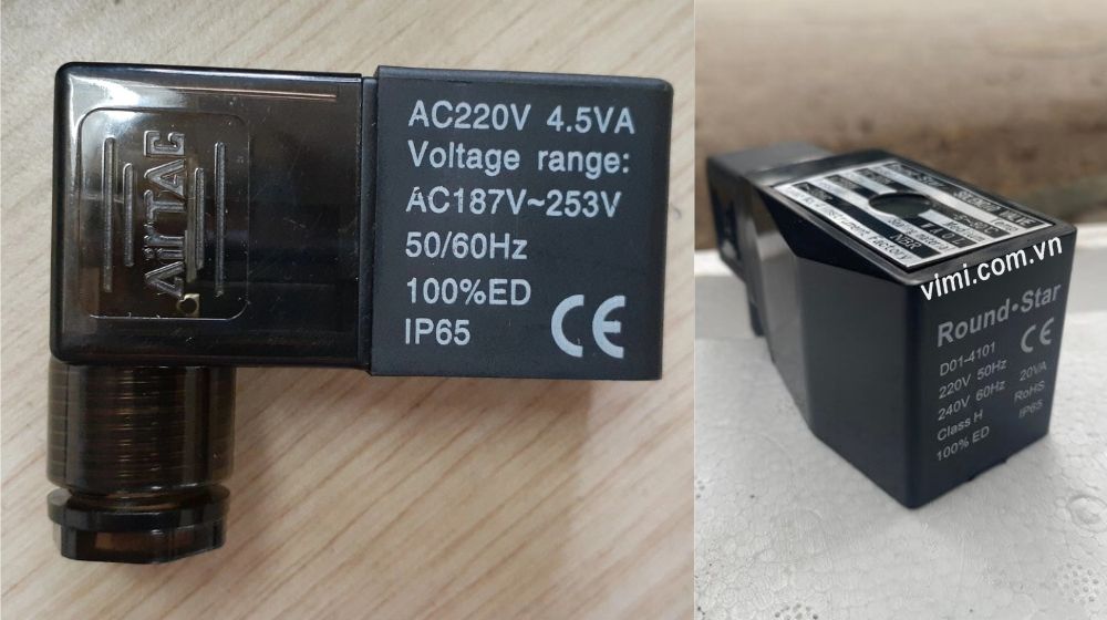 cuộn coil van điện từ dạng đúc