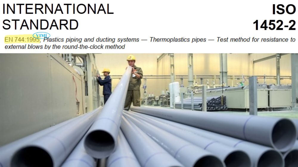 cường độ chống va đạp của ống theo iso 1452