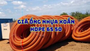giá ống nhựa xoắn hdpe 65 50