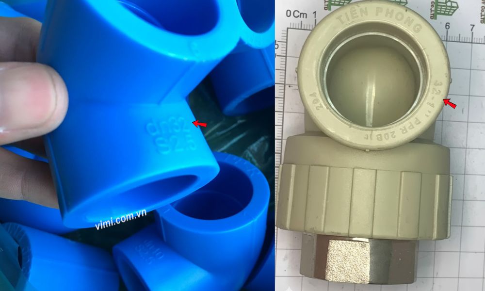 giải thích ký hiệu của kích thước trên cút ppr d32