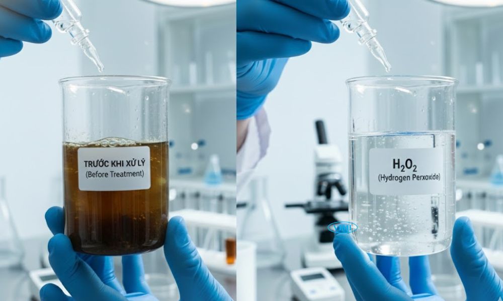 Hóa chất xử lý nước thải - 10 phân loại hóa chất xử lý nước thải h2o2