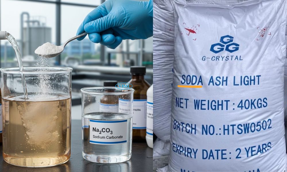 Hóa chất xử lý nước thải - 10 phân loại hóa chất xử lý nước thải na2co3