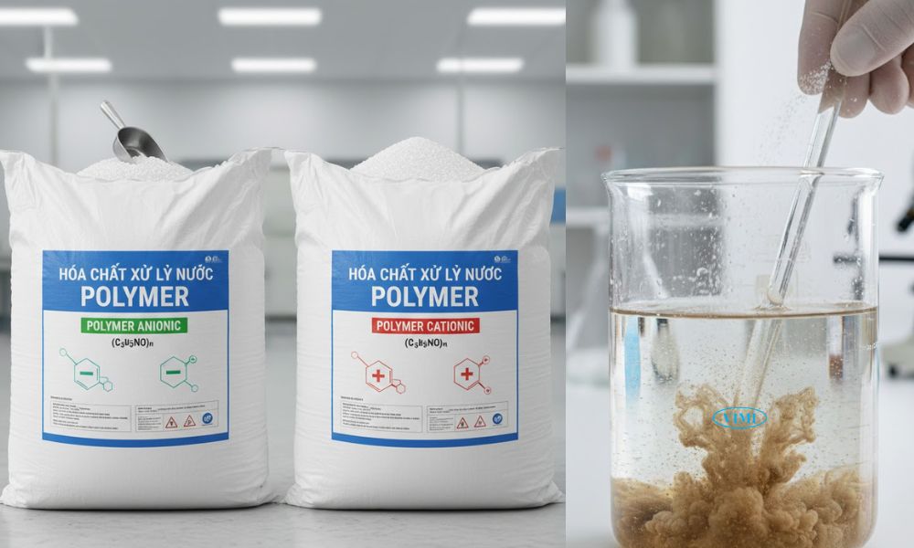 Hóa chất xử lý nước thải - 10 phân loại hóa chất xử lý nước thải polymer
