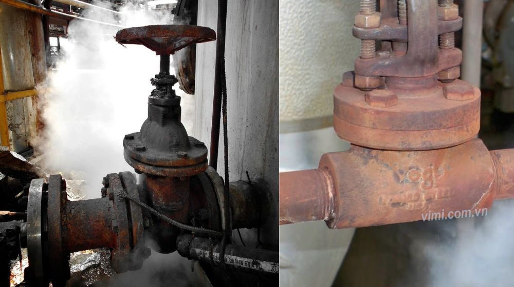 kết nối van khóa hơi