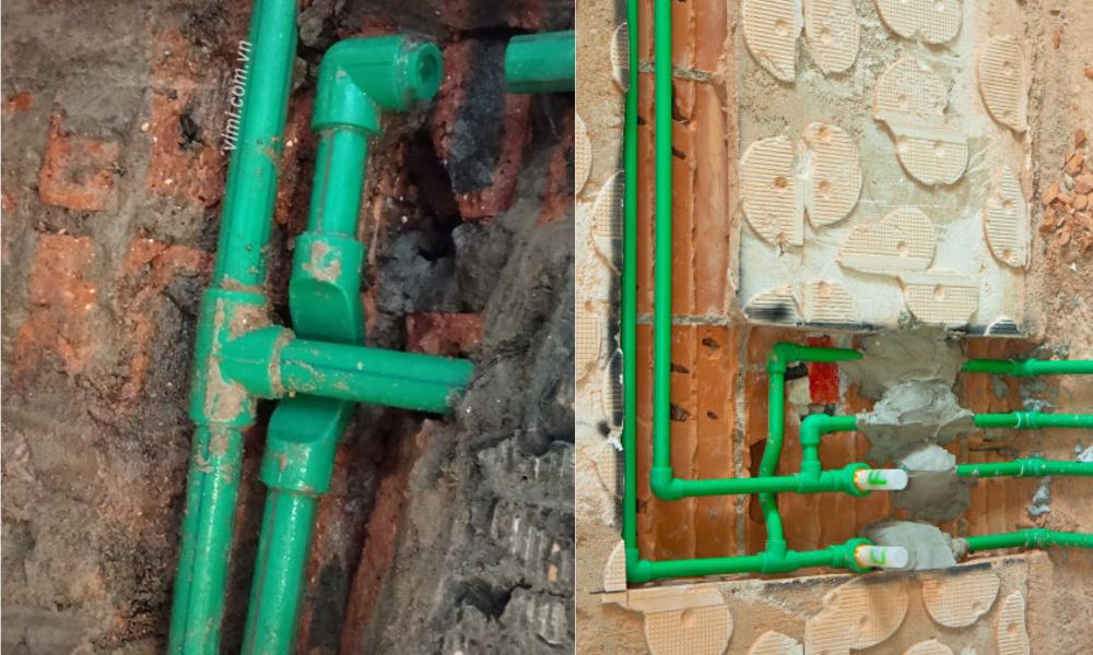 khoảng cách tối đa giữa các điểm đỡ ống nhiệt 25