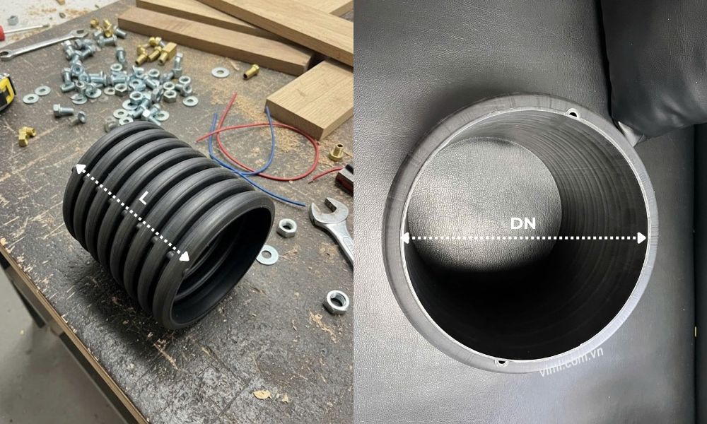 Ống HDPE 2 vách - 4 ứng dụng thực tế kích thước danh nghĩa của ống hdpe 2 vách