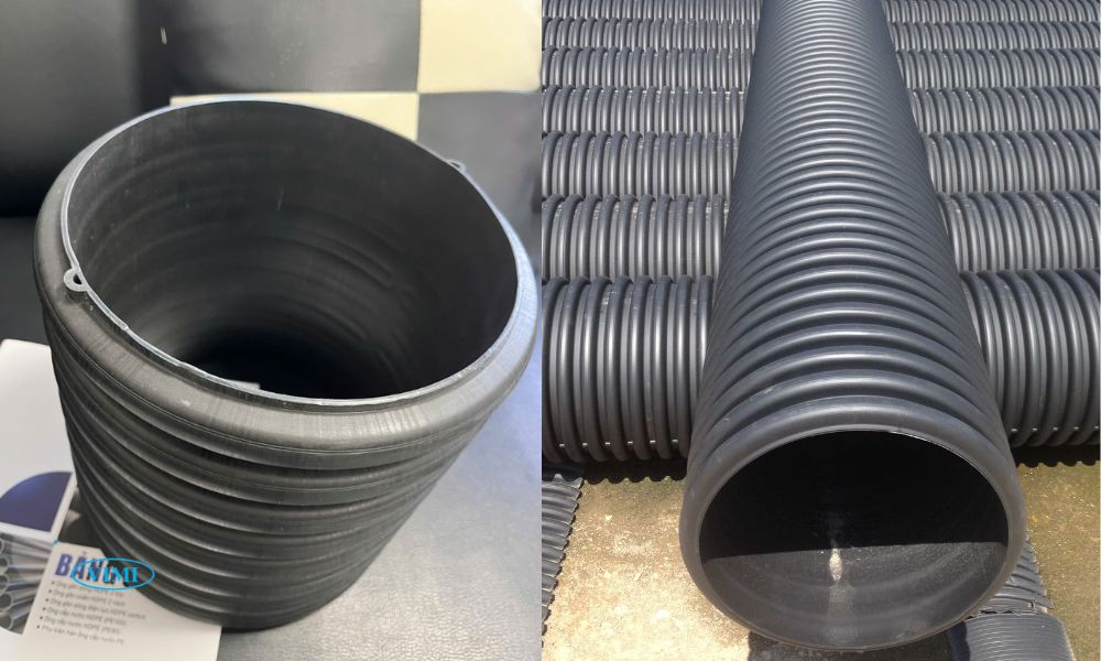 Ống HDPE 2 lớp - 3 ứng dụng từ thực tế kích thước phổ biến ống hdpe 2 lớp