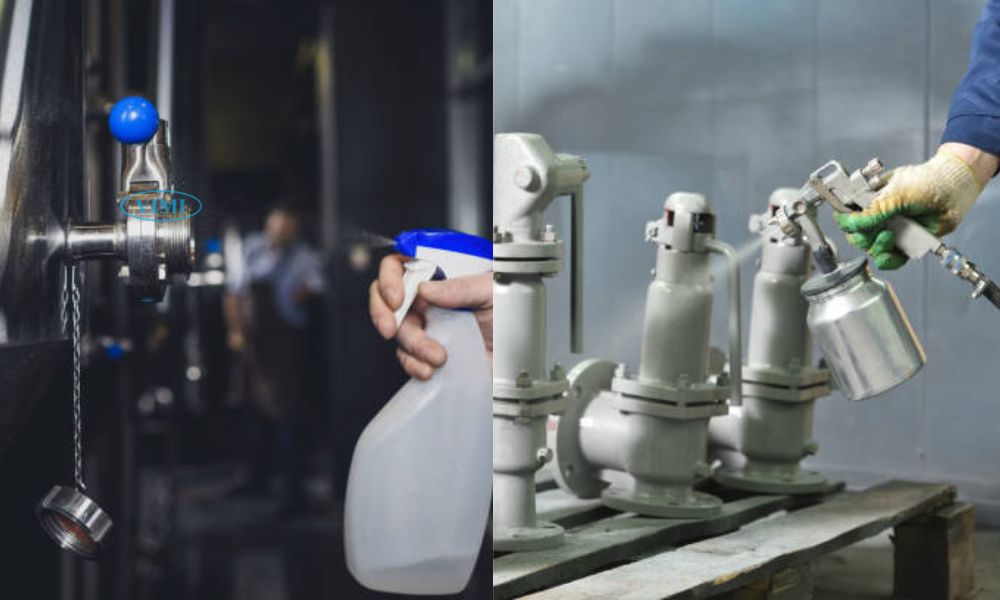 kiểm tra vật liệu trước khi dùng hóa chất vệ sinh công nghiệp