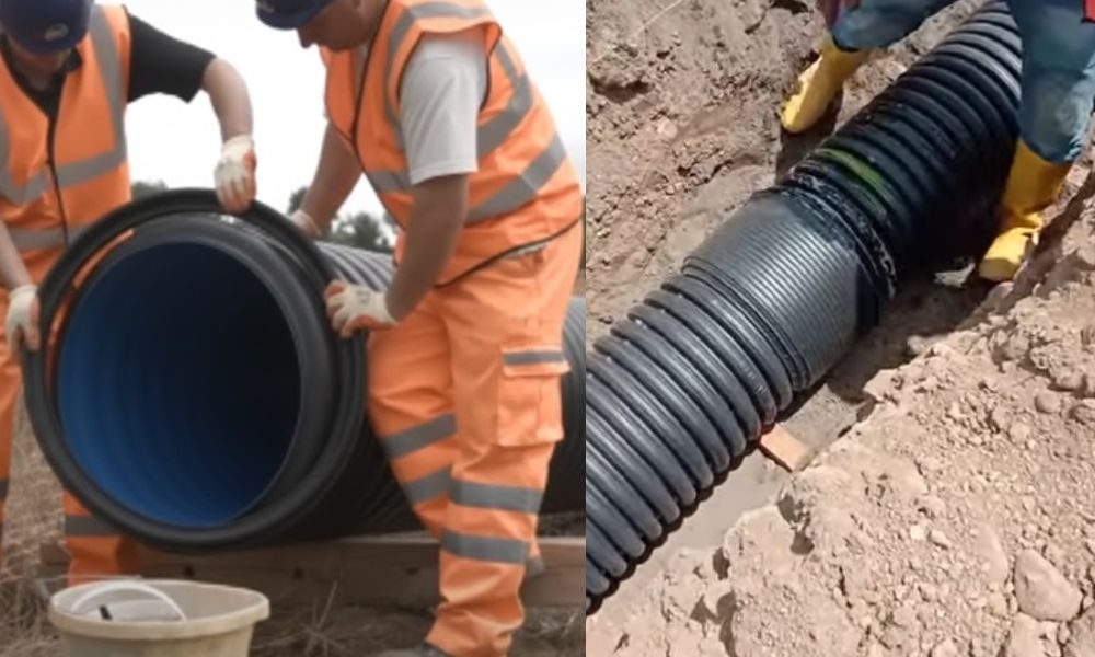 Ống HDPE 2 vách - 4 ứng dụng thực tế kiểu kết nối của ống hdpe 2 vách