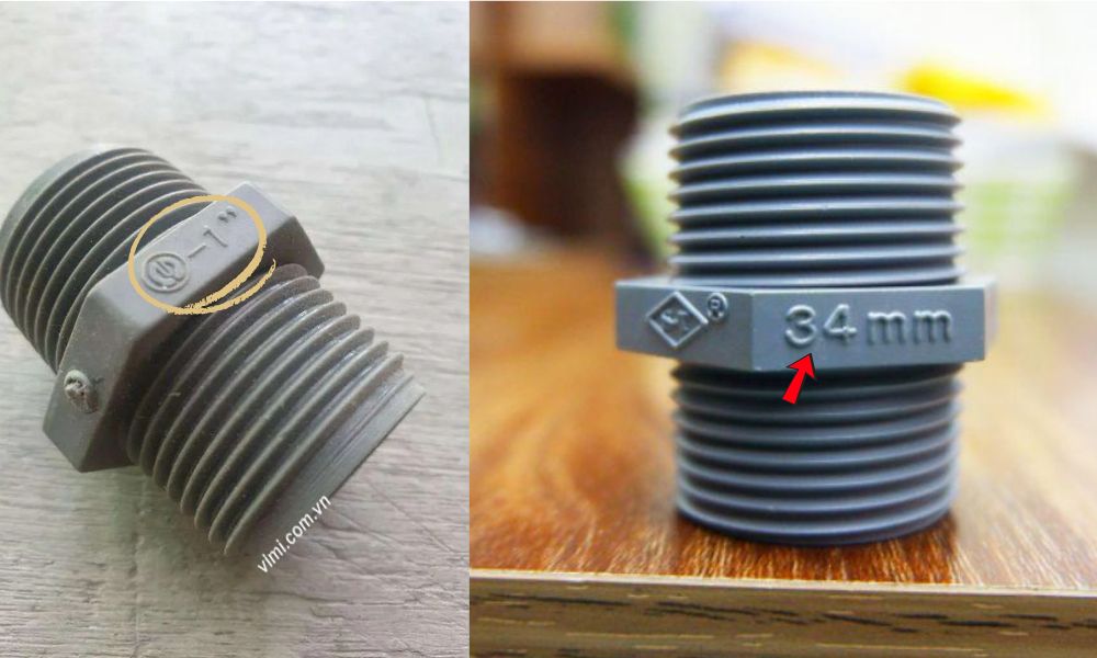 ký hiệu kích thước trên thân của kép nhựa là gì