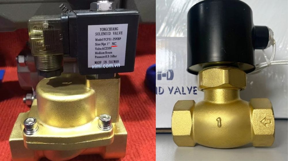 Tổng quan về van điện từ 220V phi 34 ký hiệu no nc trên van điện từ 220v phi 34