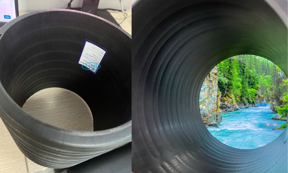 Ống HDPE 2 lớp - 3 ứng dụng từ thực tế lớp vách trong trơn phẳng ống hdpe 2 lớp