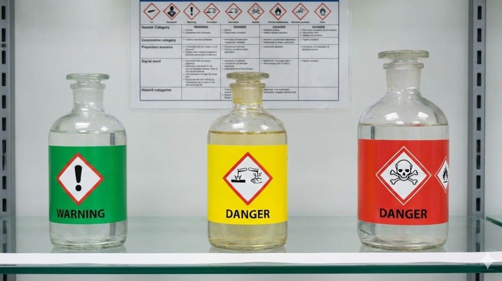 mức độ nguy hiểm của hóa chất theo ghs