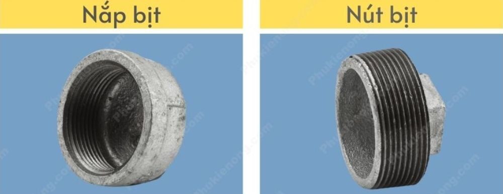 nút bịt khác gì nắp bịt đầu ống thép