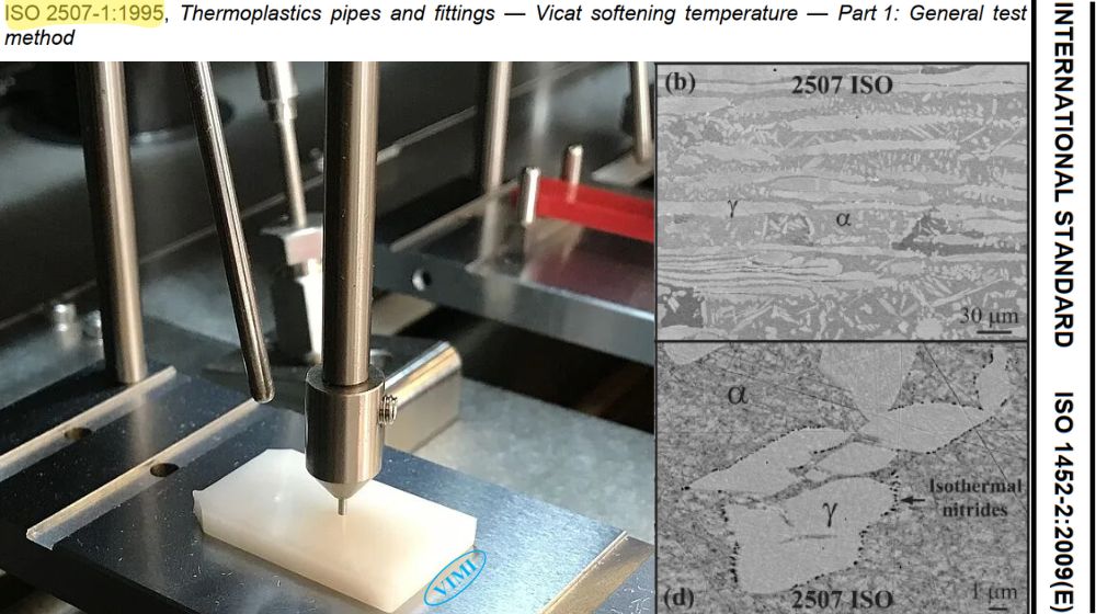 nhiệt độ hóa mềm vicat theo iso 1452