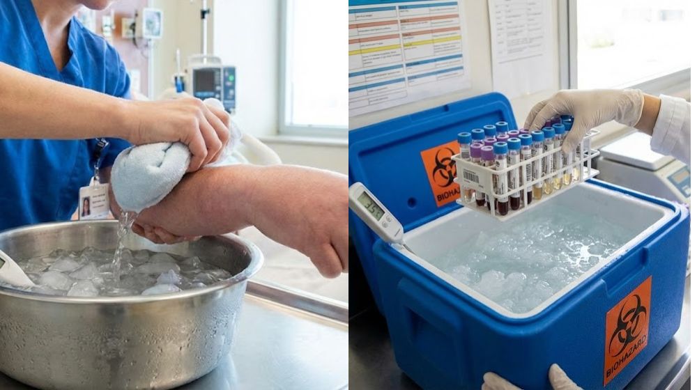 nước lạnh dùng trong y tế