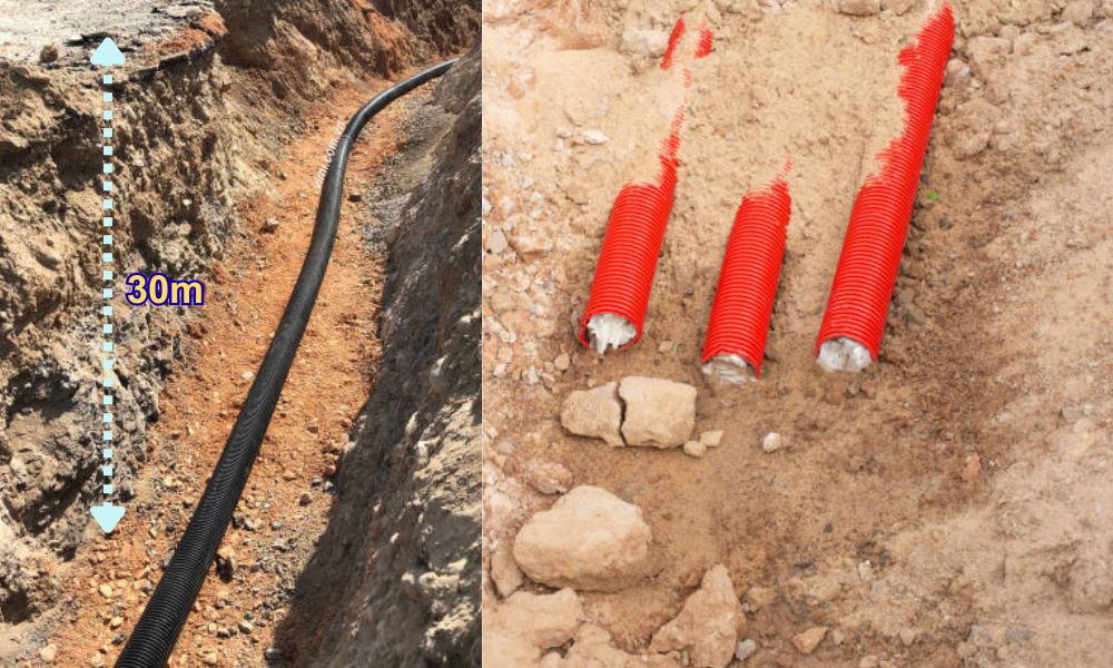 Ống nhựa xoắn HDPE 32 25 - 5 tiêu chuẩn Ống gân xoắn HDPE 32 25 có thể chôn trực tiếp dưới đất không