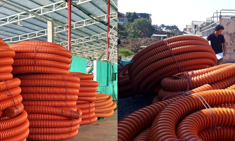 Ống nhựa xoắn HDPE 130 100 - 8 ưu điểm nổi bật ống nhựa xoắn hdpe 130 100 có chịu được áp lực nước cao khômg