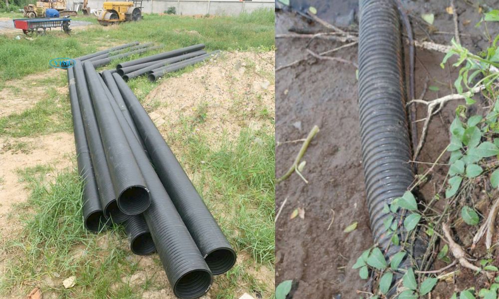 Ống nhựa xoắn HDPE 130 100 - 8 ưu điểm nổi bật ống nhựa xoắn hdpe 130 100 ứng dụng trong nông nghiệp và thủy lợi