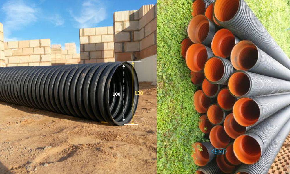 Ống nhựa xoắn HDPE 130 100 - 8 ưu điểm nổi bật ống nhựa xoắn hdpe 130 100