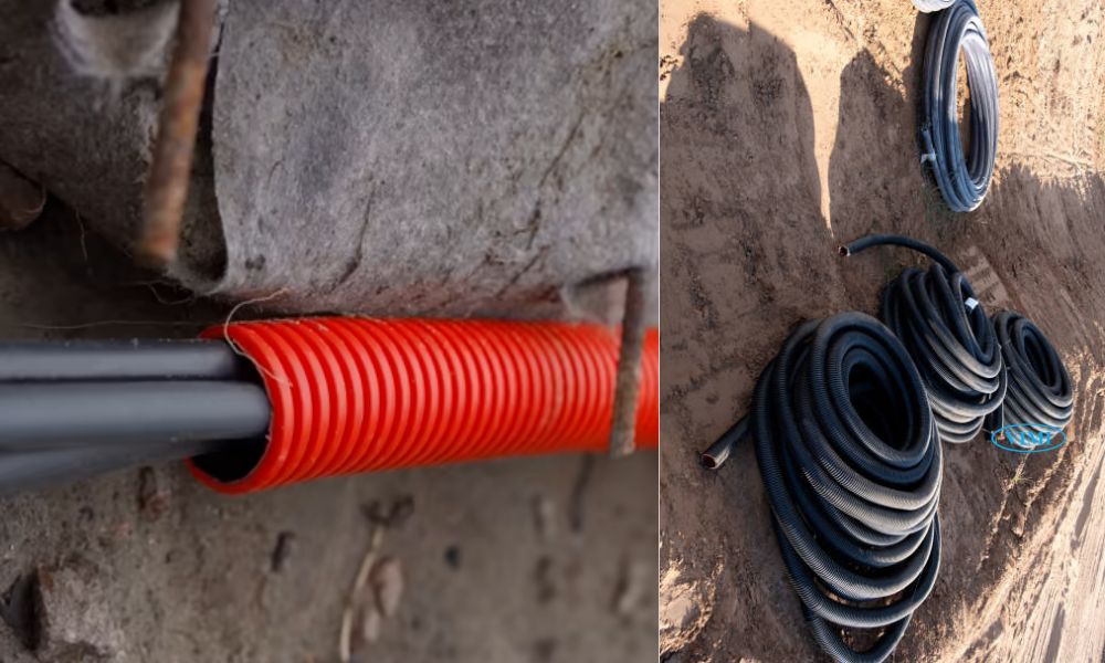 Ống nhựa xoắn HDPE 40 30 - 4 ứng dụng thực tế ống nhựa xoắn hdpe 40 30 giúp đẩy nhanh tiến độ thi công