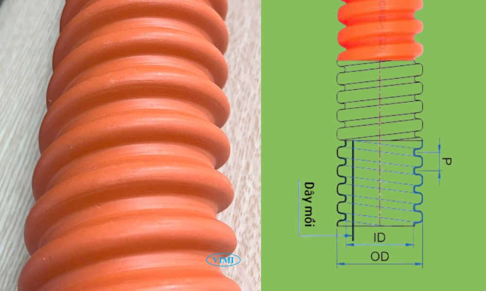 Ống nhựa xoắn HDPE 85 65 - 4 ứng dụng ống nhựa xoắn HDPE 85 65 là gì