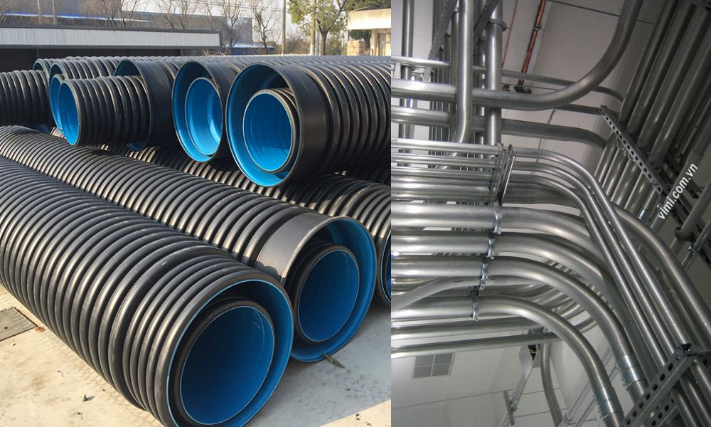13 ưu điểm của ống ruột gà HDPE ống ruột gà hdpe so với ống thép bảo vệ cáp