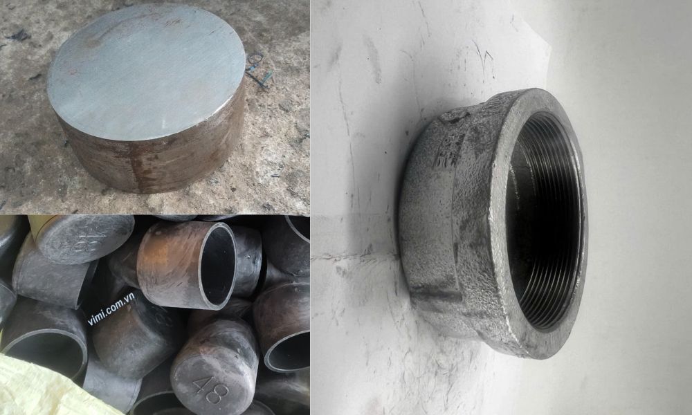 phân loại nắp bịt đầu ống thép theo vật liệu chế tạo