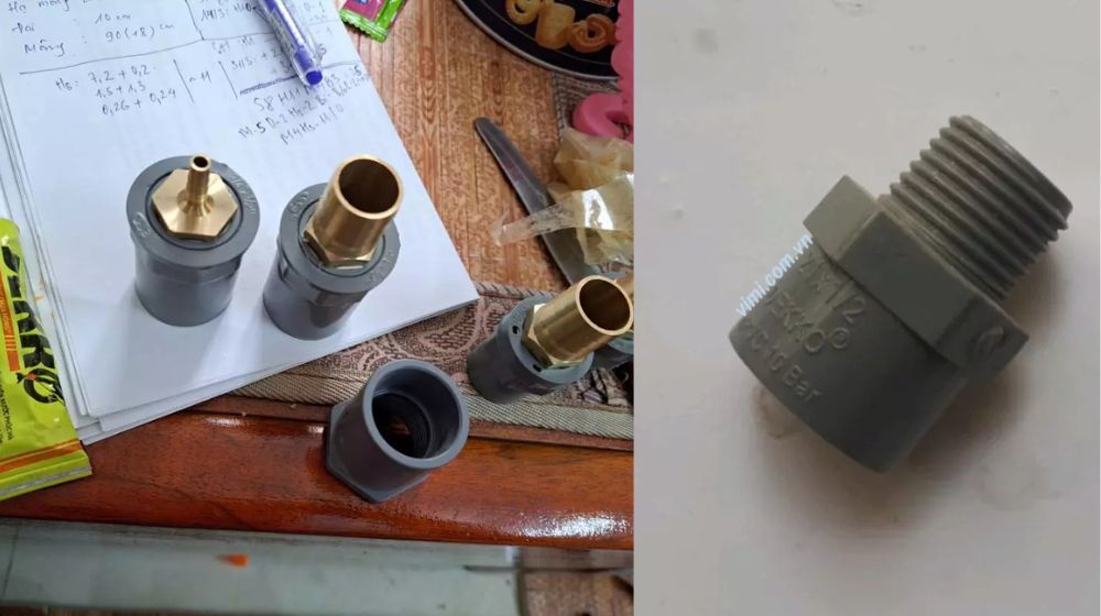 phụ kiện ống upvc dekko nối ren