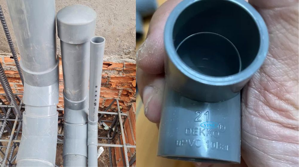 phụ kiện ống upvc dekko trong thoát nước