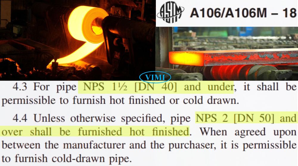phương pháp gia công thép theo astm a106