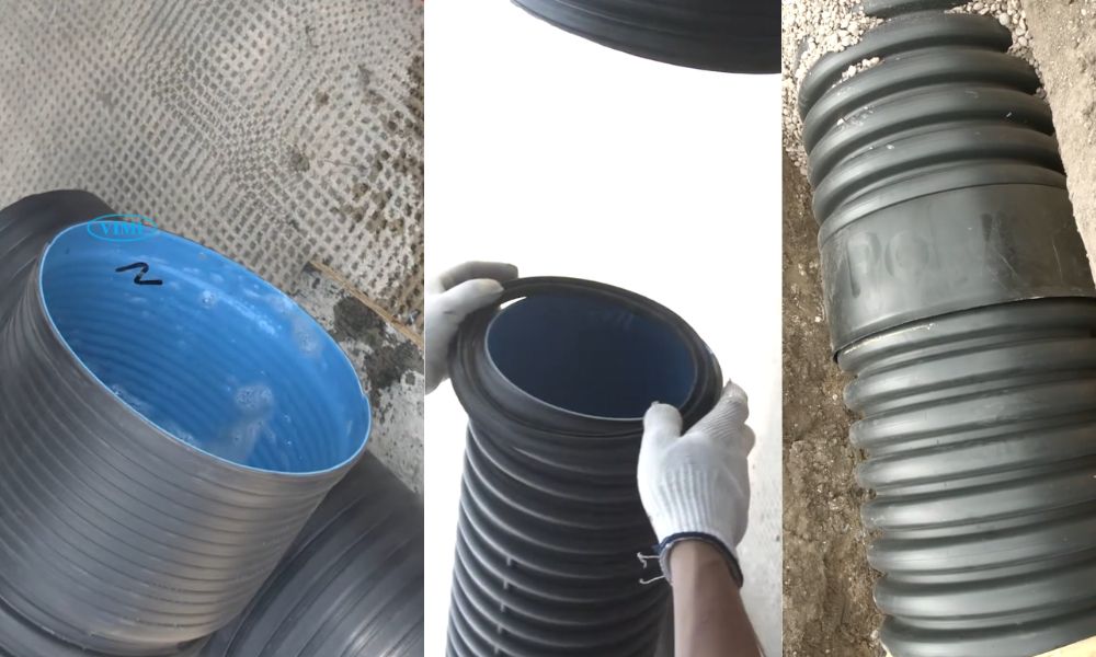 Ống nhựa xoắn HDPE 130 100 - 8 ưu điểm nổi bật quy trình lắp đặt ống nhựa xoắn hdpe 130 100