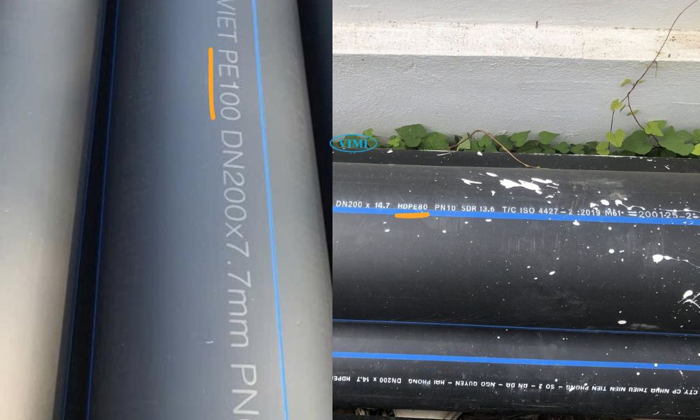 so sánh ống hdpe pn10 pe100 và pe80