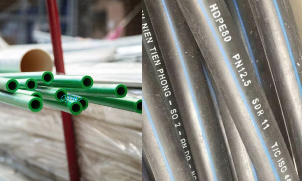 Ống nhiệt 20 - Phi 20 hay PN20 so sánh ống ppr pn20 với ống nhựa khác