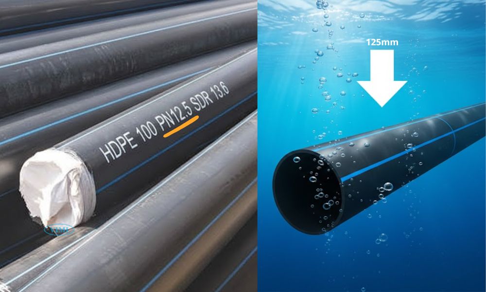 thông số pn12.5 hdpe pn12.5 pe100
