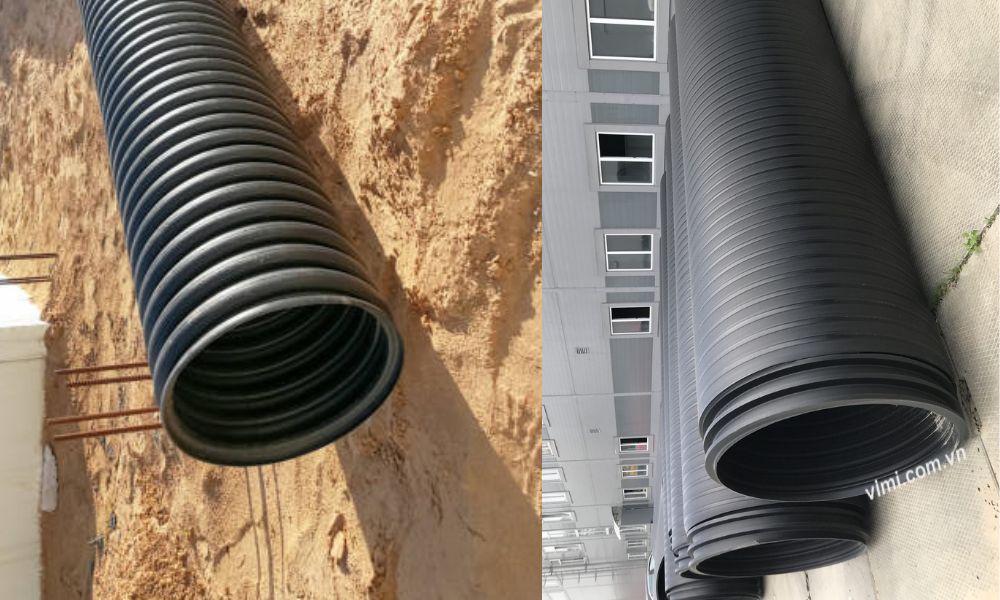 Ống nhựa xoắn HDPE 130 100 - 8 ưu điểm nổi bật thông số kỹ thuật của ống nhựa xoắn hdpe 130 100