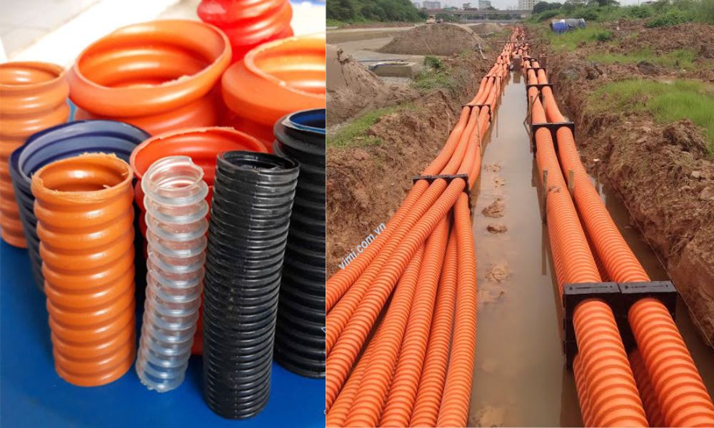13 ưu điểm của ống ruột gà HDPE tiết kiệm chi phí và thời gian thi công của ống ruột gà hdpe