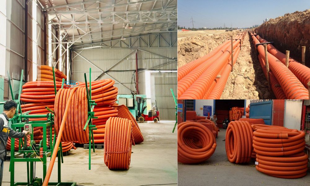 Ống nhựa xoắn HDPE 130 100 - 8 ưu điểm nổi bật tuổi thọ thực tế của ống nhựa xoắn hdpe 130 100