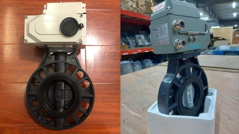 van bướm hóa chất điều khiển điện