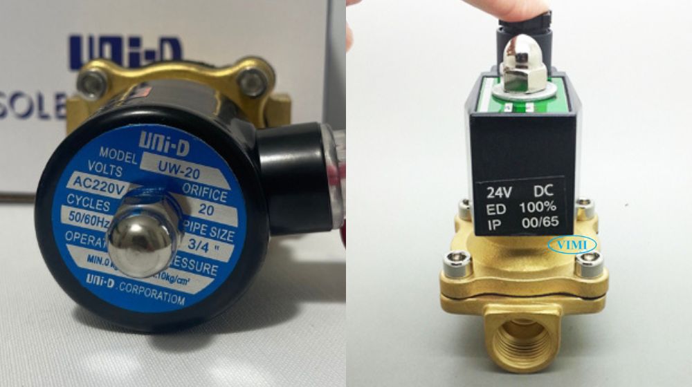 van điện từ phi 27 sử dụng điện áp nào