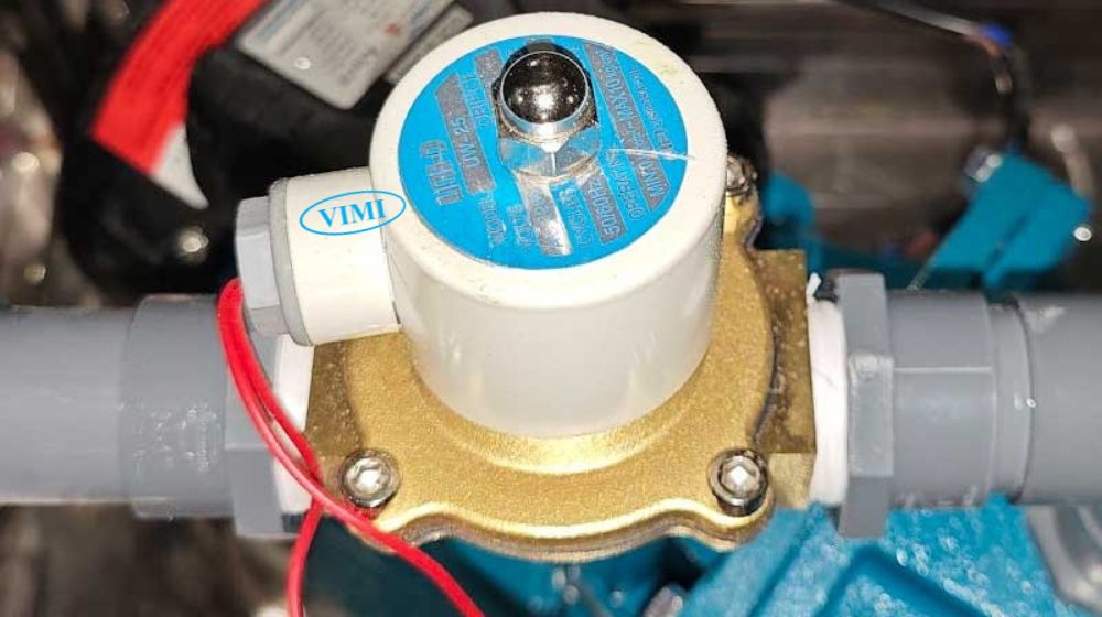 Van điện từ phi 34 - DN25 - 1 inch van điện từ phi 34 lắp ống nhựa dn bao nhiêu