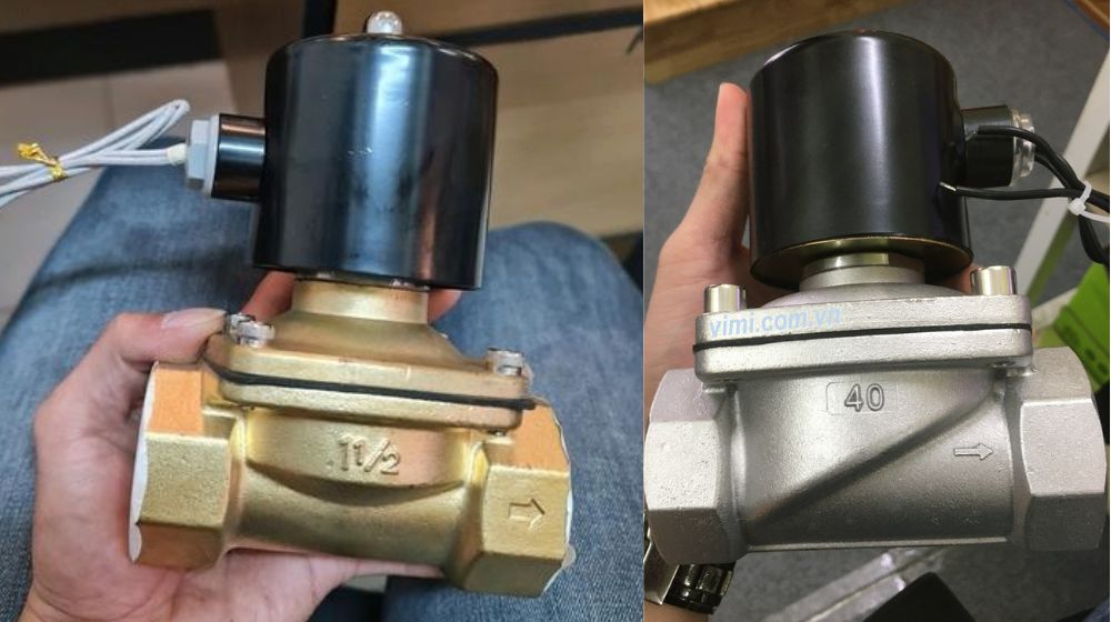 Van điện từ phi 49 - DN40 - 1 1/2 inch van điện từ phi 49 lắp cho ống nào