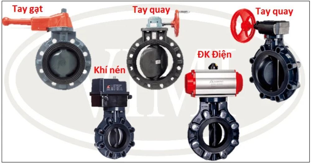 vận hành van bướm hóa chất