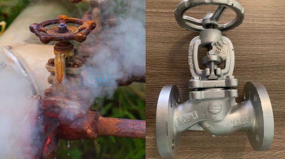 van khóa hơi dạng cầu