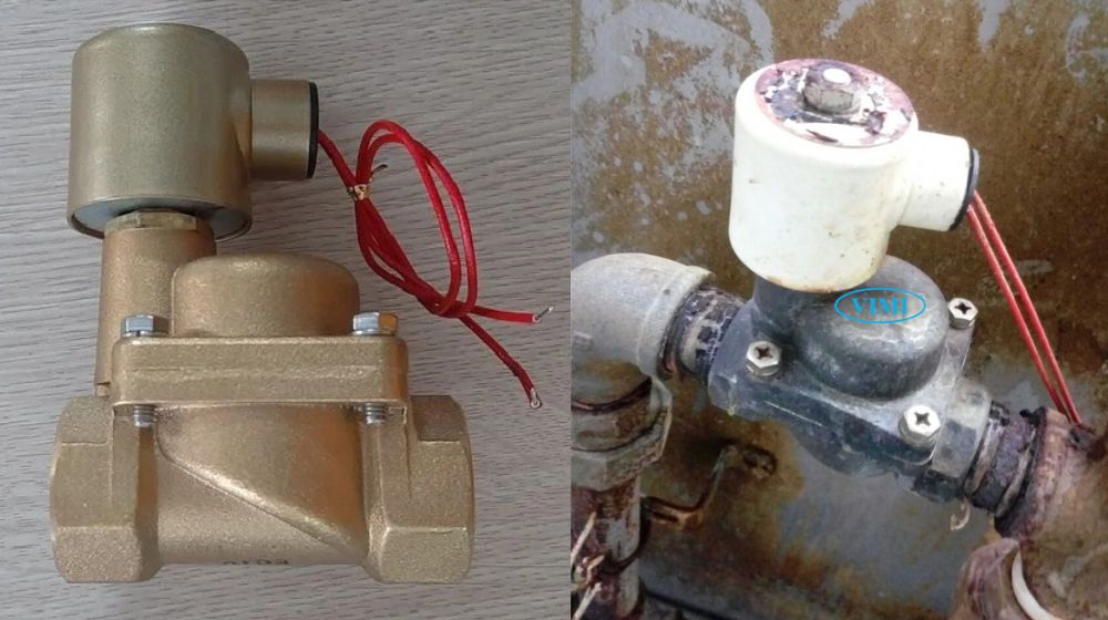 van khóa hơi điện từ