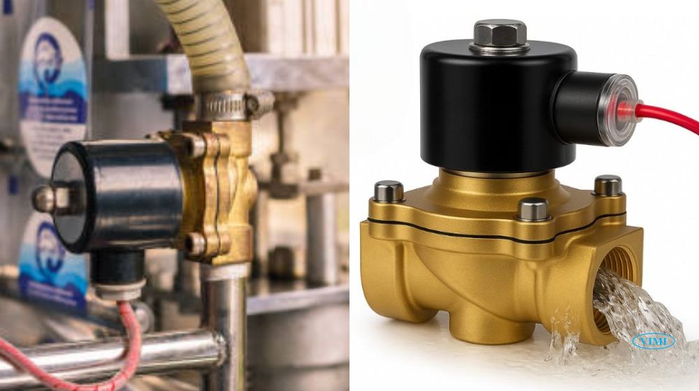 van khóa nước điện từ