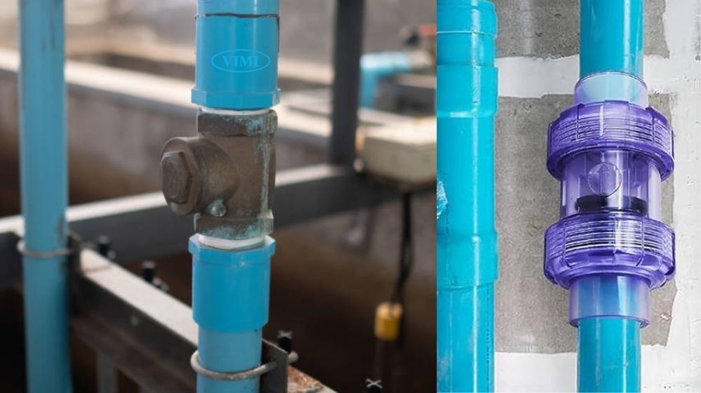 van nước 1 chiều