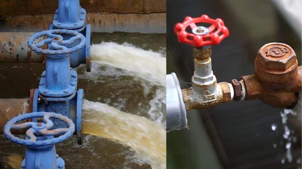 van nước dạng cổng